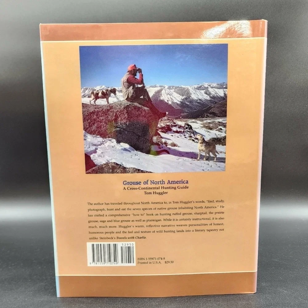 Grouse of North America Hardcover Book New Old‎ Stock Tom Huggler Hunting Guide